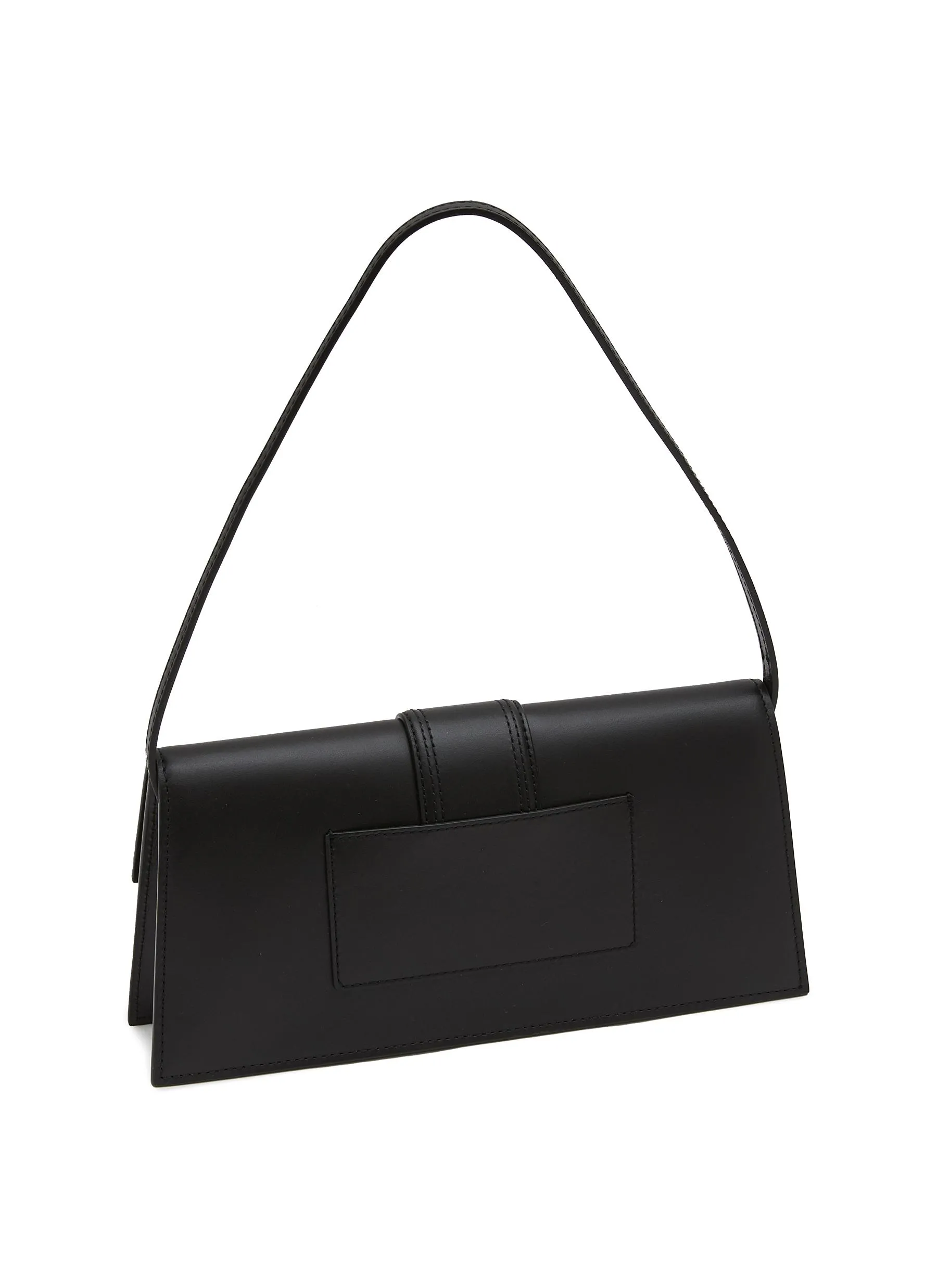 -----------JACQUEMUS  ---- ------------BLACK ----Le Bambino Padded Leather Long Shoulder Bag --