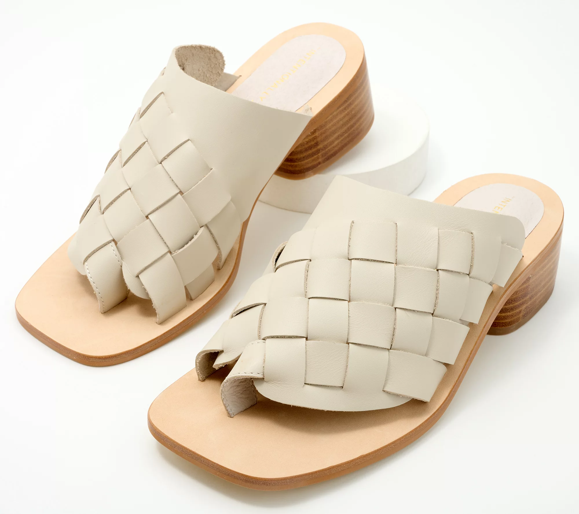 "As Is" INTENTIONALLY BLANK Woven Leather Sandals