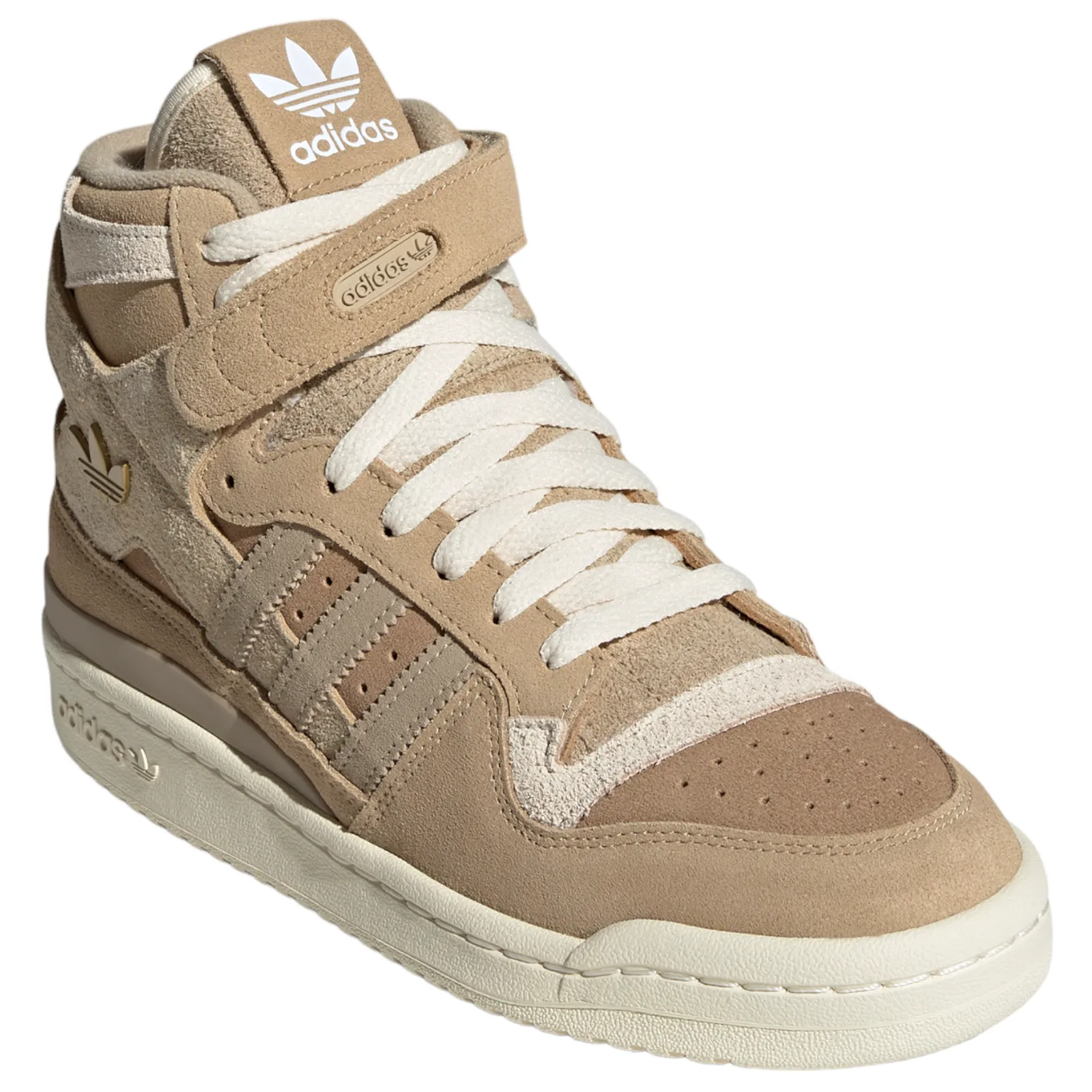 adidas Originals Womens Forum 84 Hi Shoes - Beige Tone