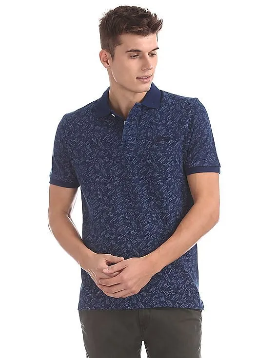 Aeropostale Regular Fit Printed Polo Shirt