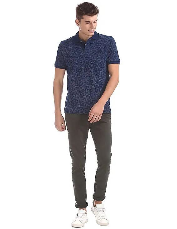 Aeropostale Regular Fit Printed Polo Shirt