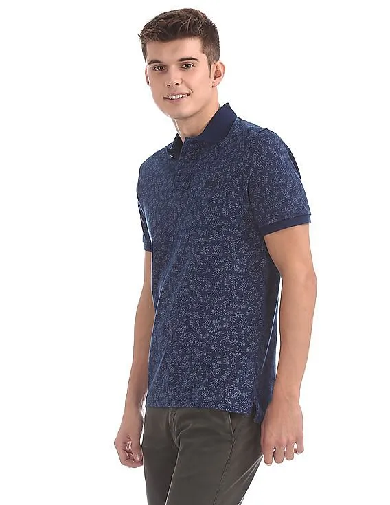 Aeropostale Regular Fit Printed Polo Shirt