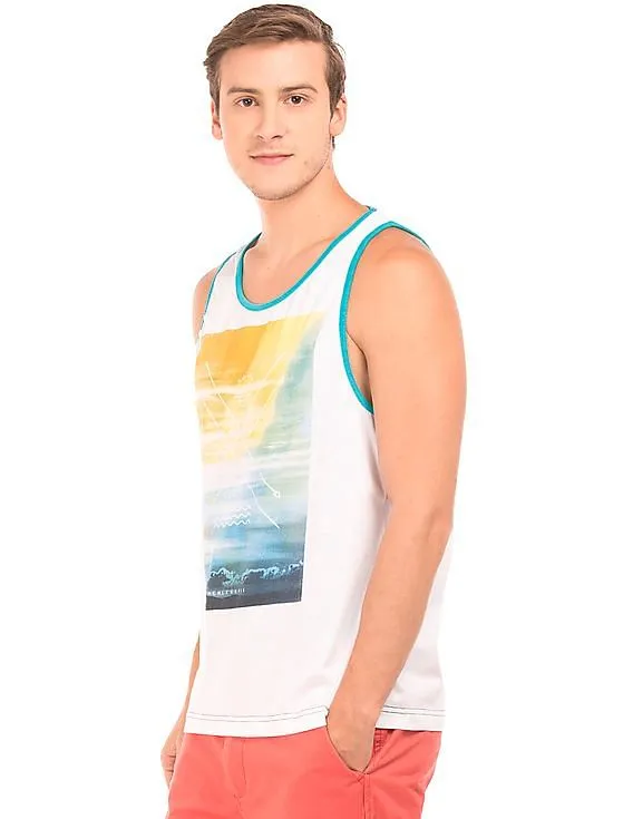 Aeropostale Regular Fit Printed Tank