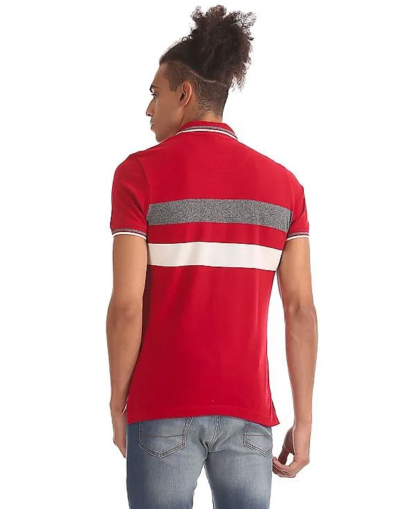 Aeropostale Regular Fit Stripe Polo Shirt