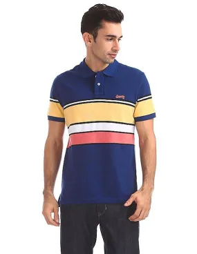 Aeropostale Regular Fit Striped Polo Shirt