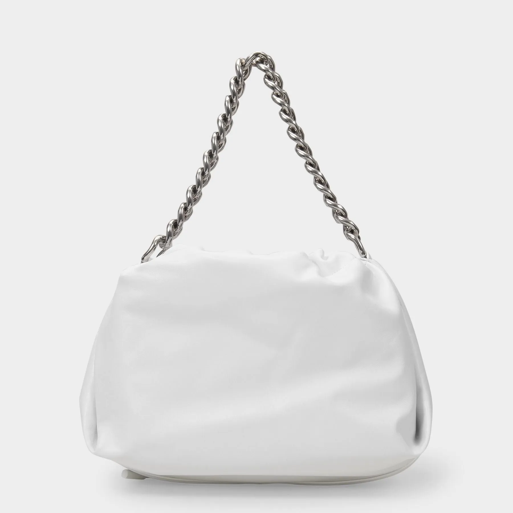 Alexander McQueen  The Ball Bag in White Leather