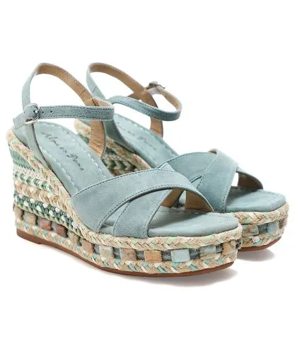 Alma en Pena Espinela Braided Wedge Sandals | Jules B