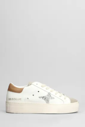 AMA-BRAND Sneakers In White Suede And Leather