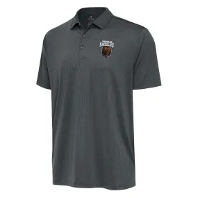 Antigua Montana Grizzlies Charcoal Ellipse Polo