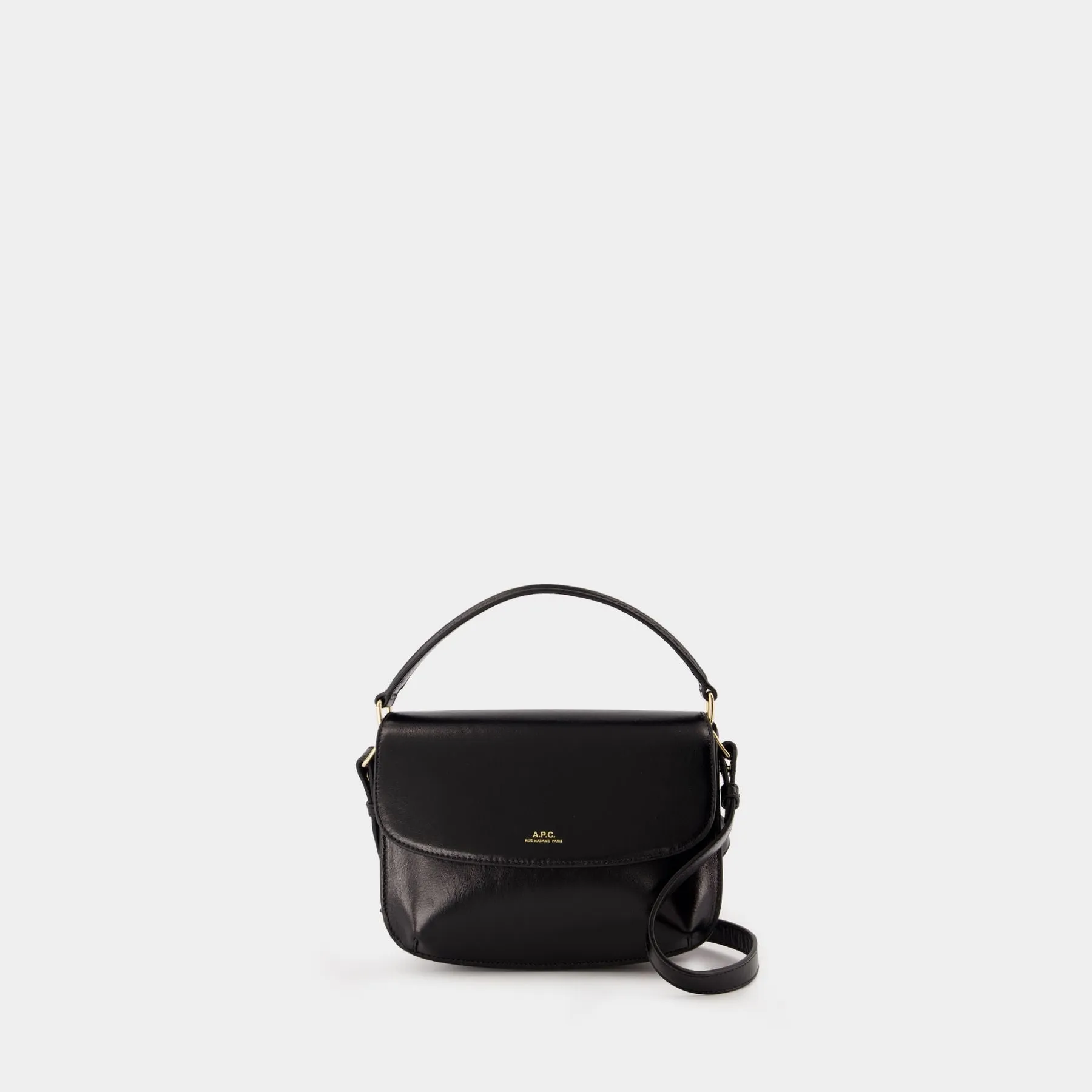 A.P.C.  Sarah Mini Shoulder Bag - A.P.C. - Leather - Black