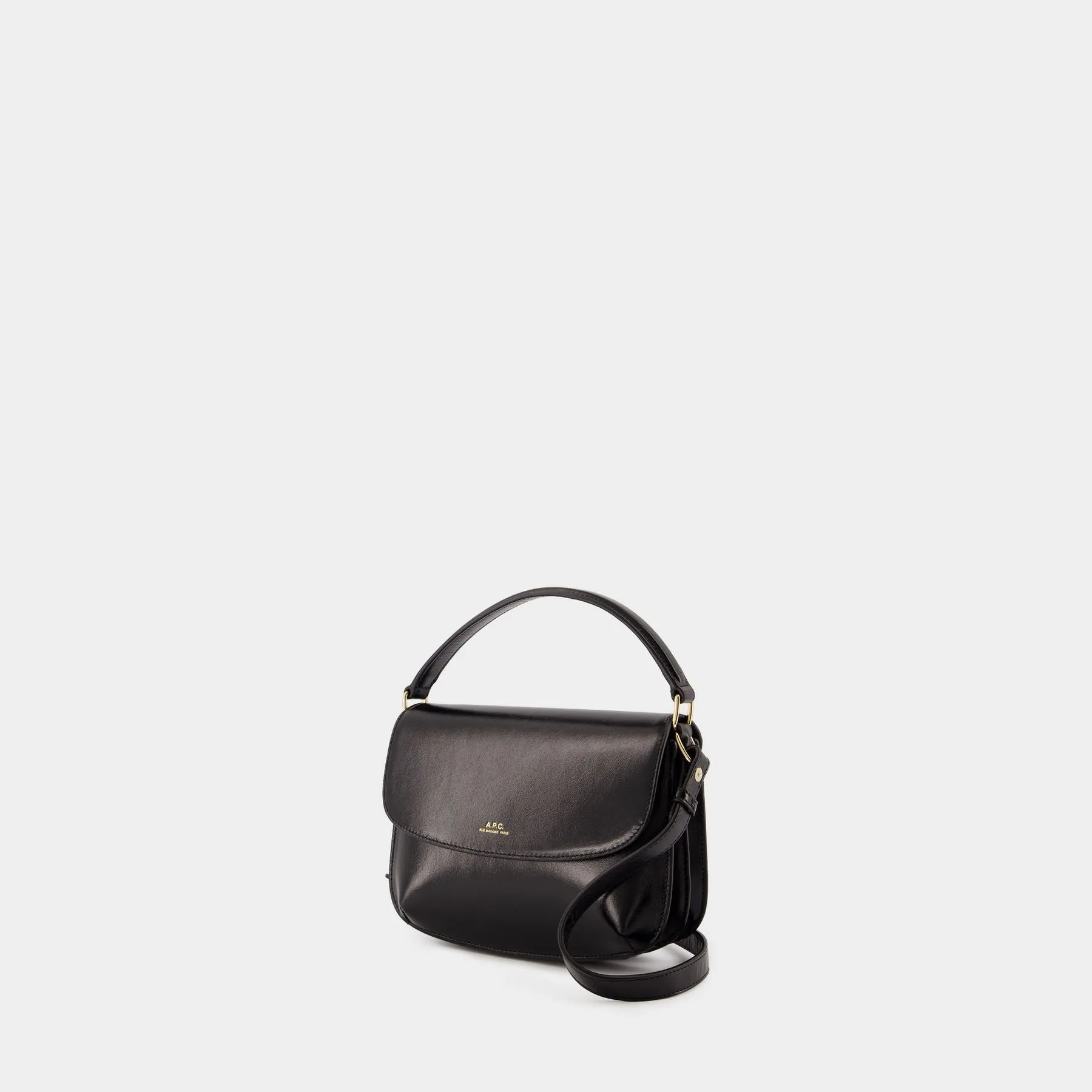 A.P.C.  Sarah Mini Shoulder Bag - A.P.C. - Leather - Black