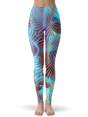 Aqua Plasma Leggings