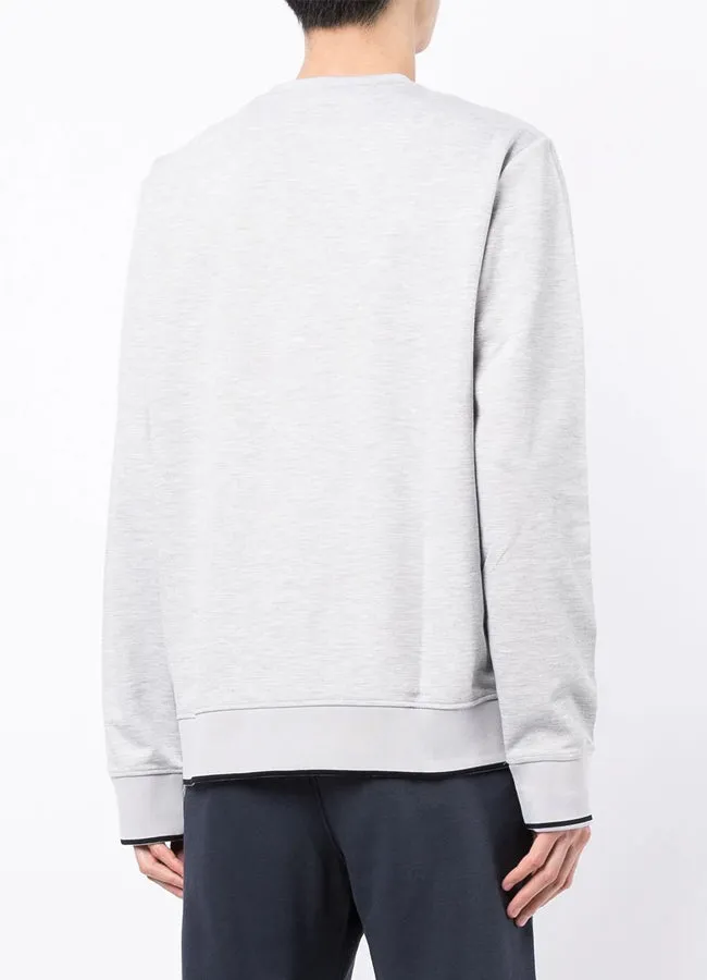 Armani Exchange Pullover Sweatshirt With Front Circle Logo