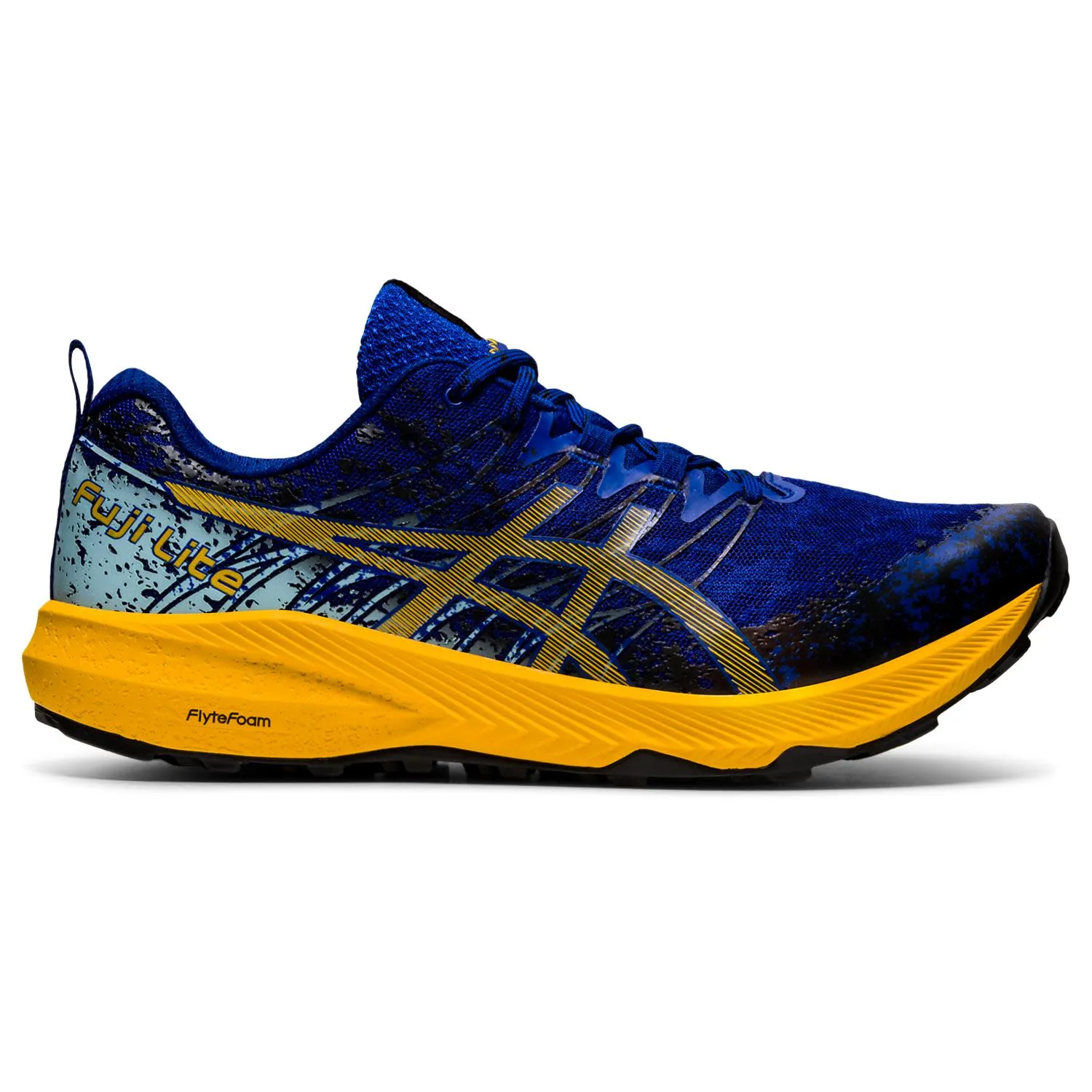 Asics Men's Fuji Lite 2 Monaco Blue/Sunflower | Buy Asics Men's Fuji Lite 2 Monaco Blue/Sunflower here | Outnorth