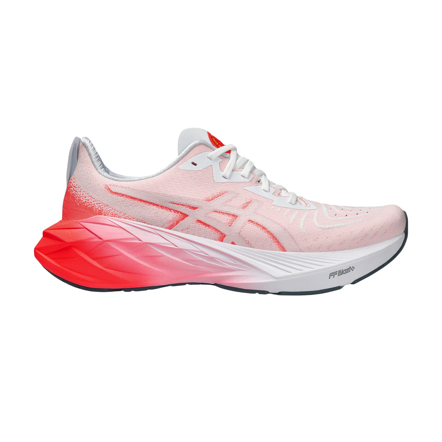 Asics Novablast 4  White/Sunrise Red