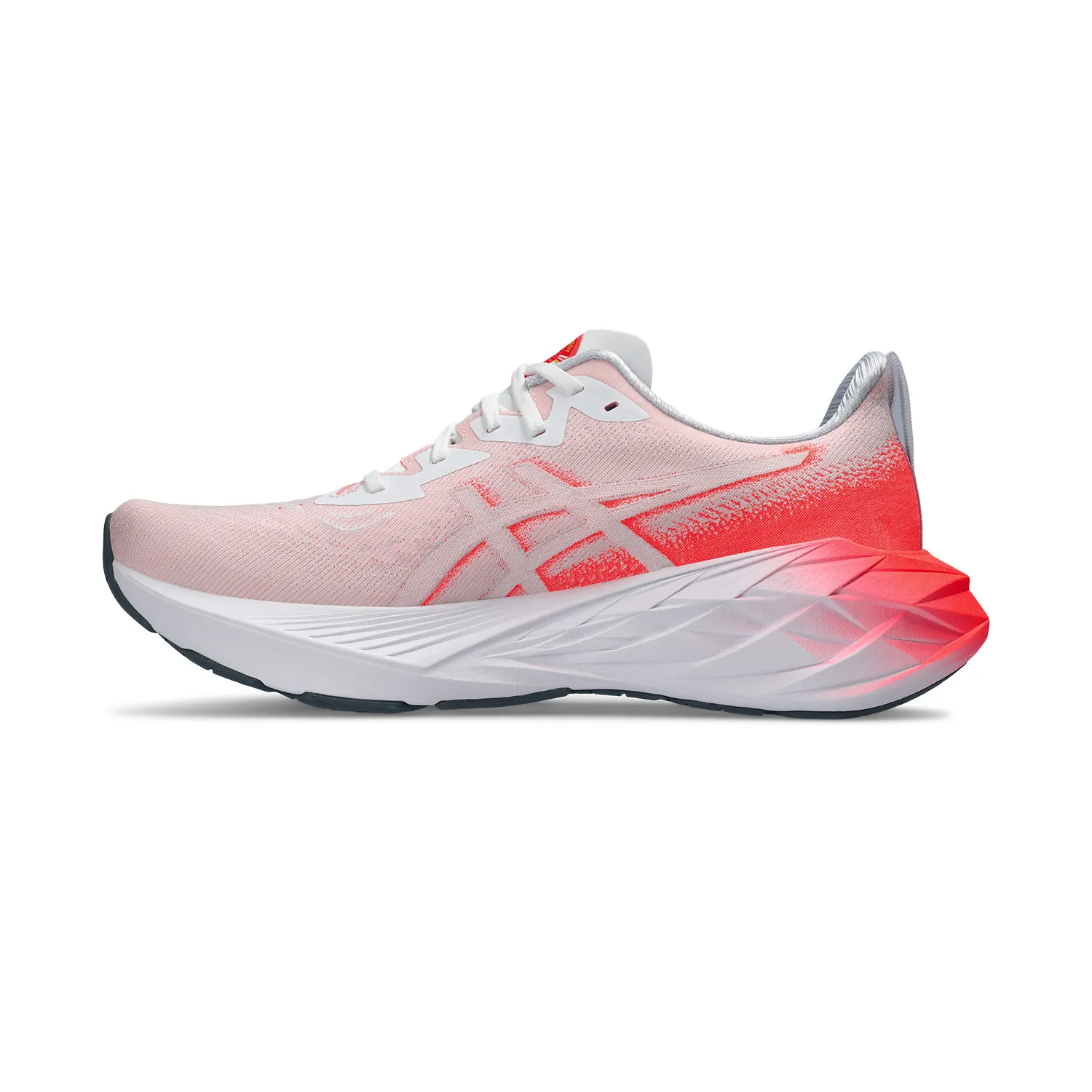 Asics Novablast 4  White/Sunrise Red