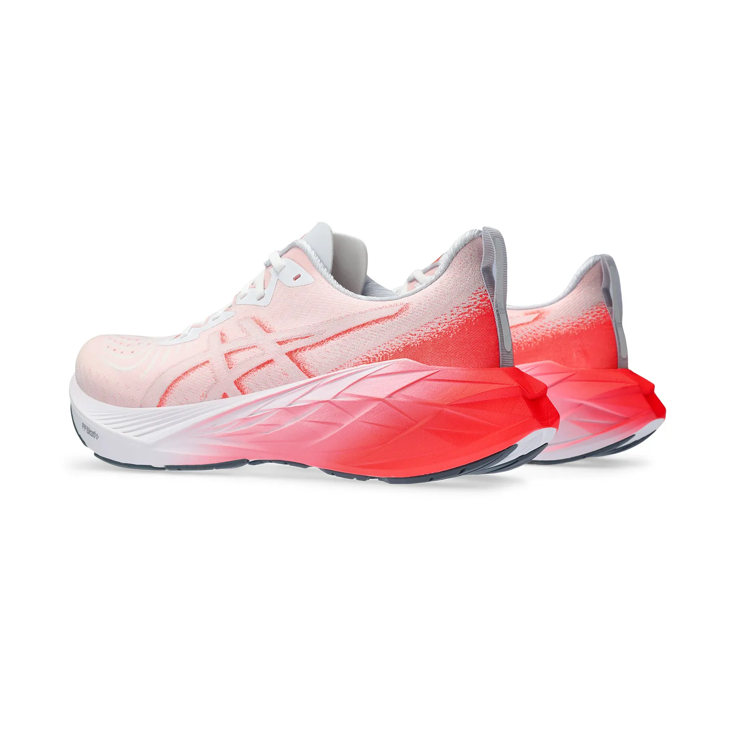 Asics Novablast 4  White/Sunrise Red