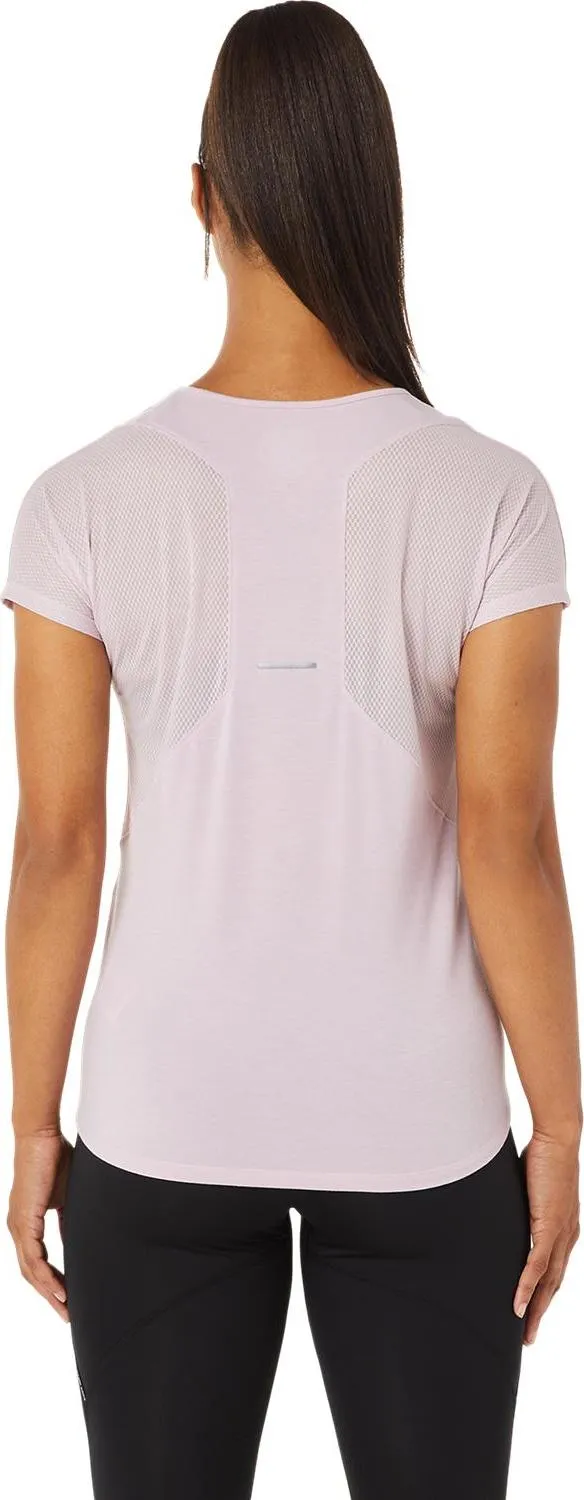 Asics Women's V-Neck SS Top Barely Rose | Buy Asics Women's V-Neck SS Top Barely Rose here | Outnorth