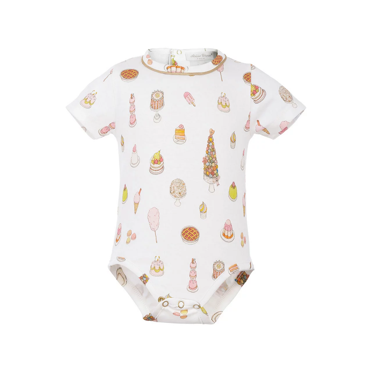 ATELIER CHOUX Sweetie Pie Romper - White