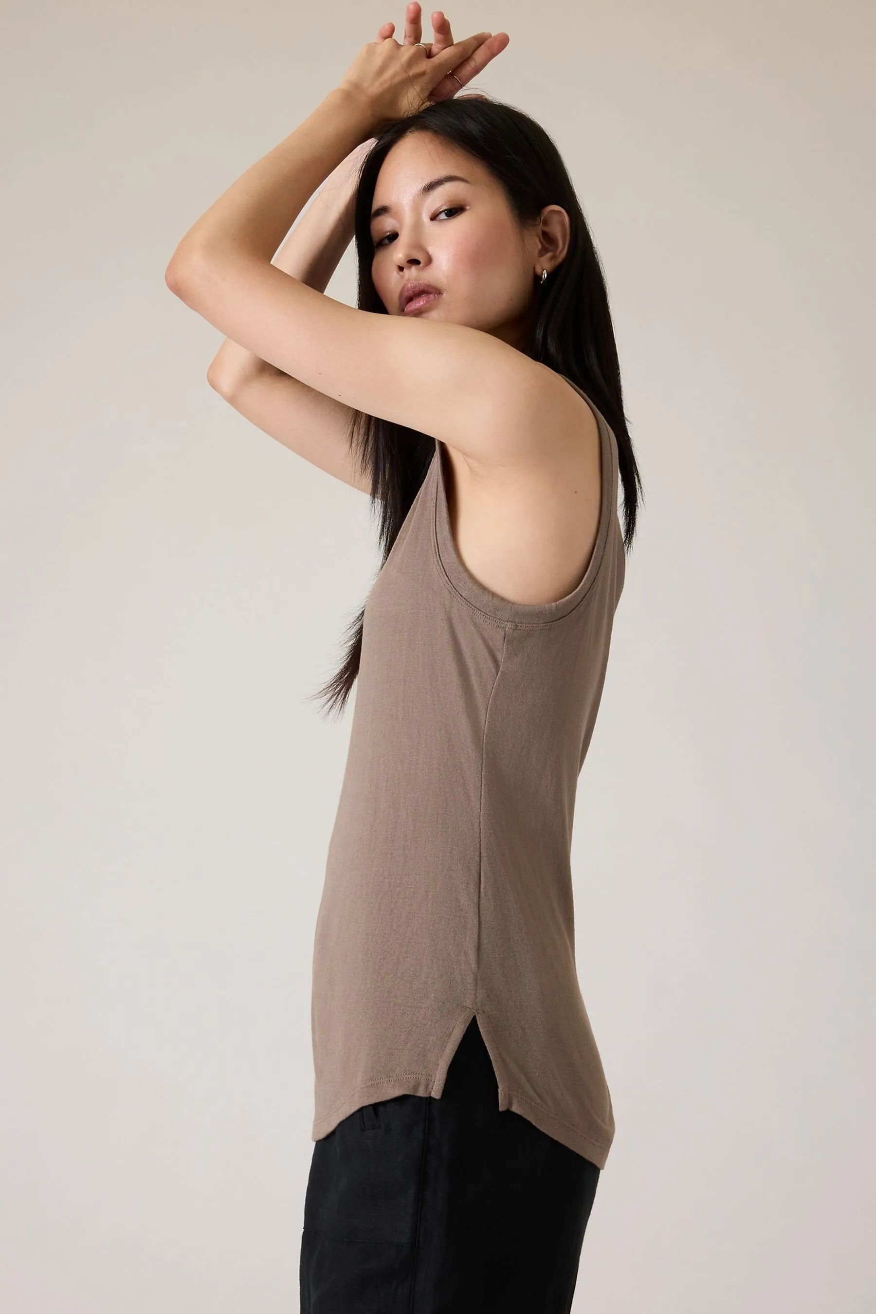 Athleta Brown Breezy Tank Top