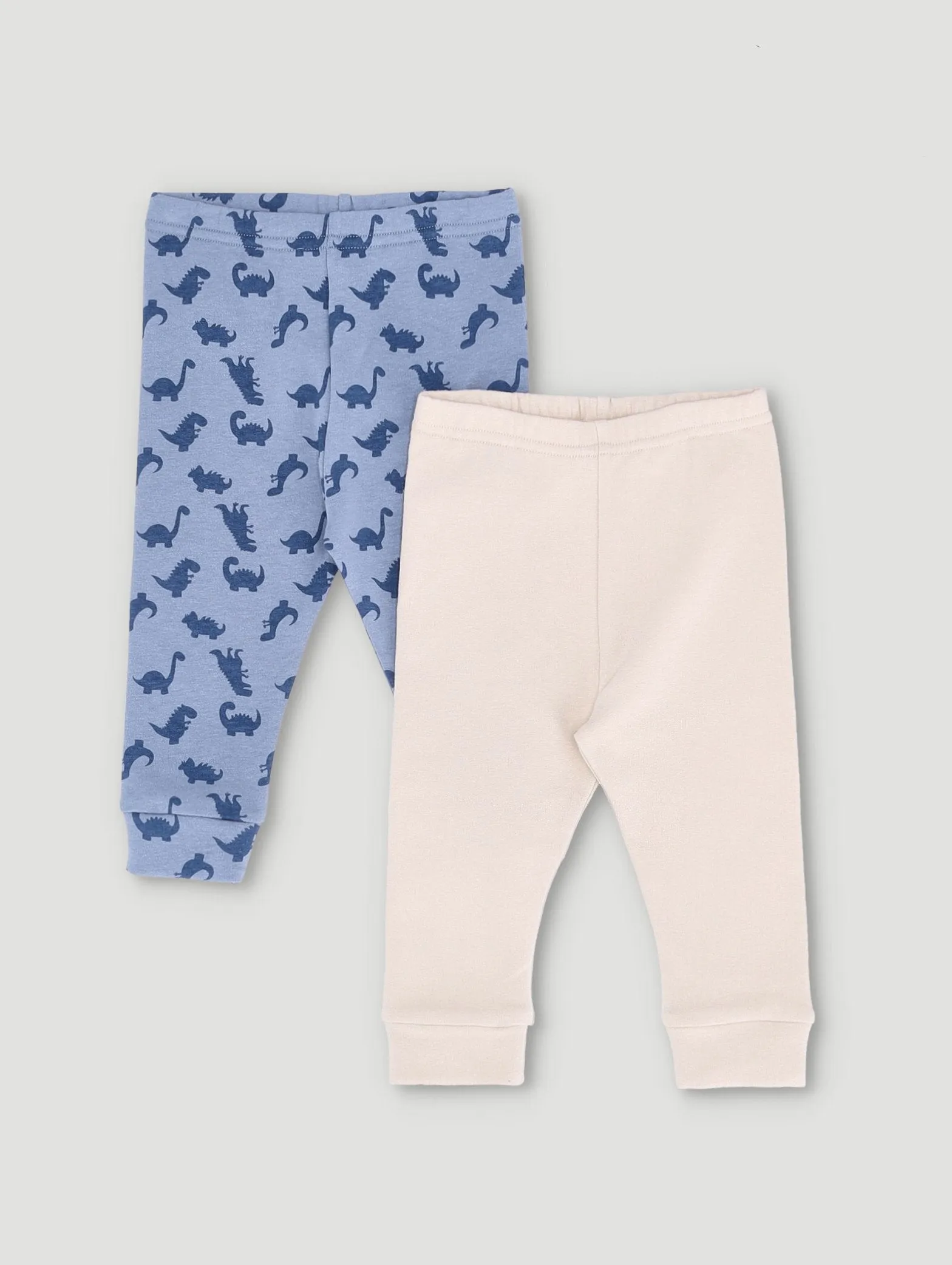 Baby Boys 2 Pack Dino Leggings