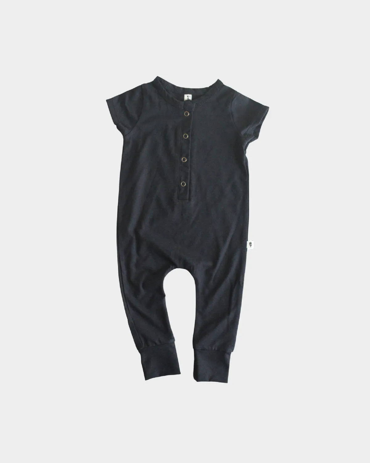 Babysprouts T-Shirt Romper - Black