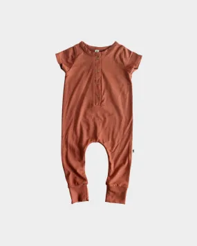 Babysprouts T-Shirt Romper - Rust