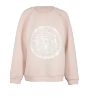 Balmain Iridescent Logo Jumper