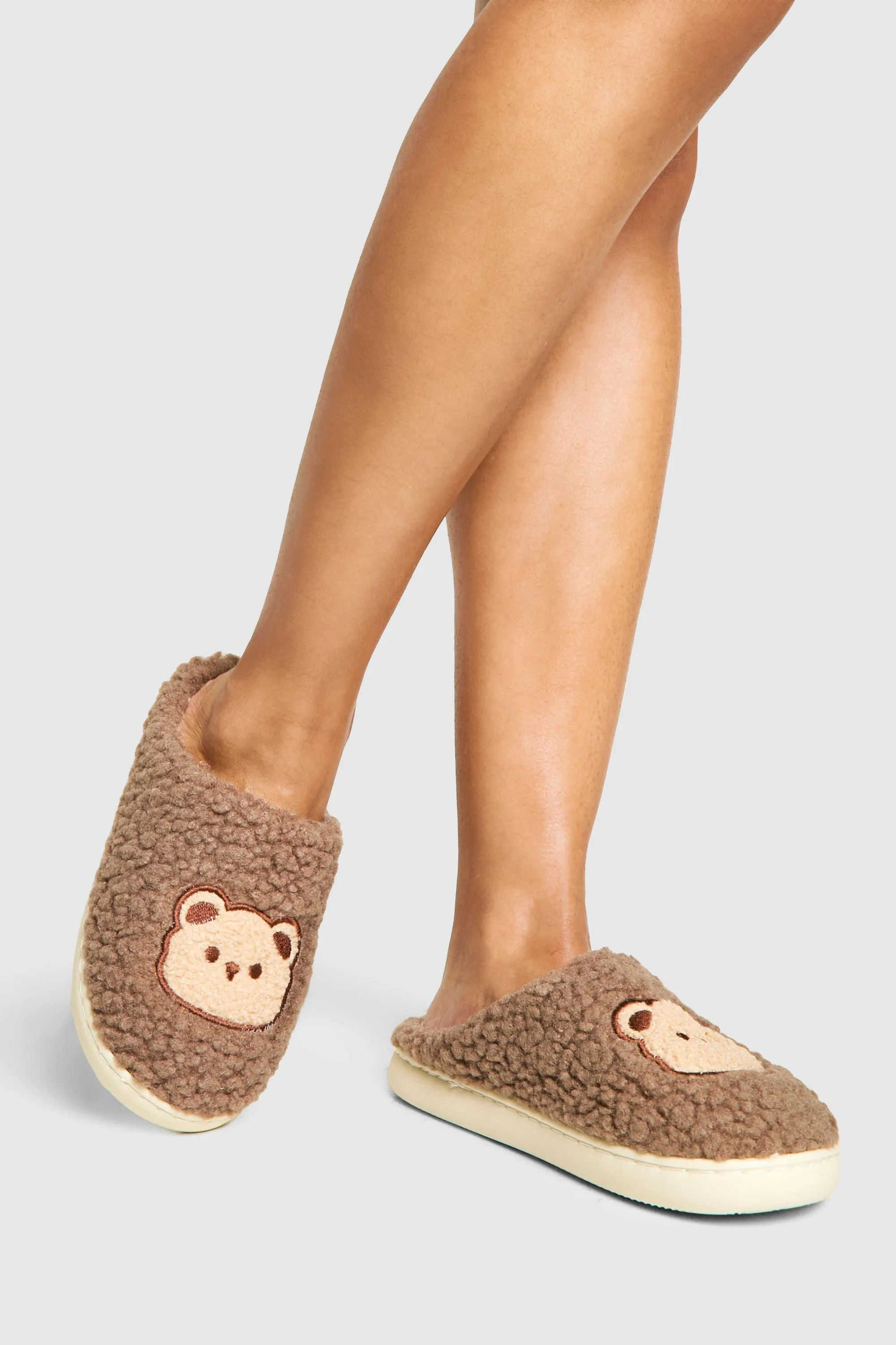 Bear Face Mule Slipper