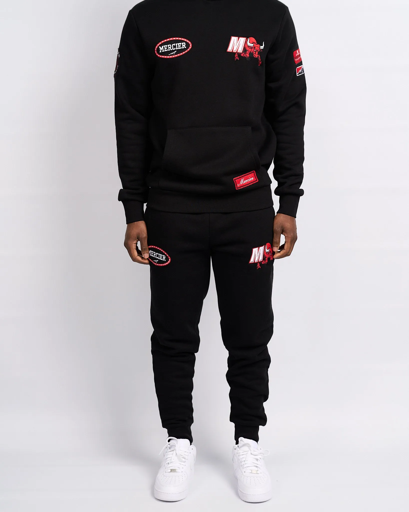 Black Red Empire Joggers