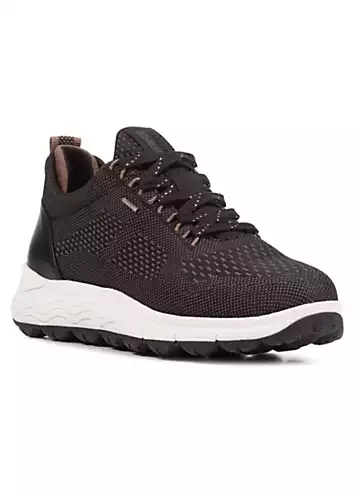 Black Spherica Trainers by Geox | Look Again