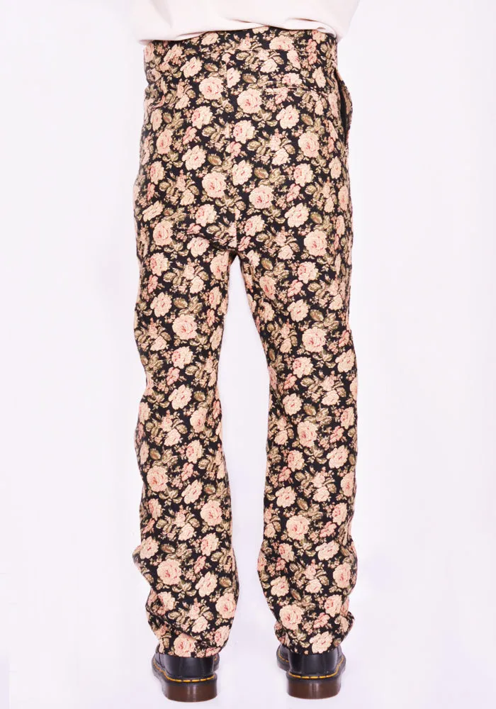 BLESS N 78 3080 SMLXL LONG TROUSERS FLOWER GOBELIN BLACK (New season FW24)