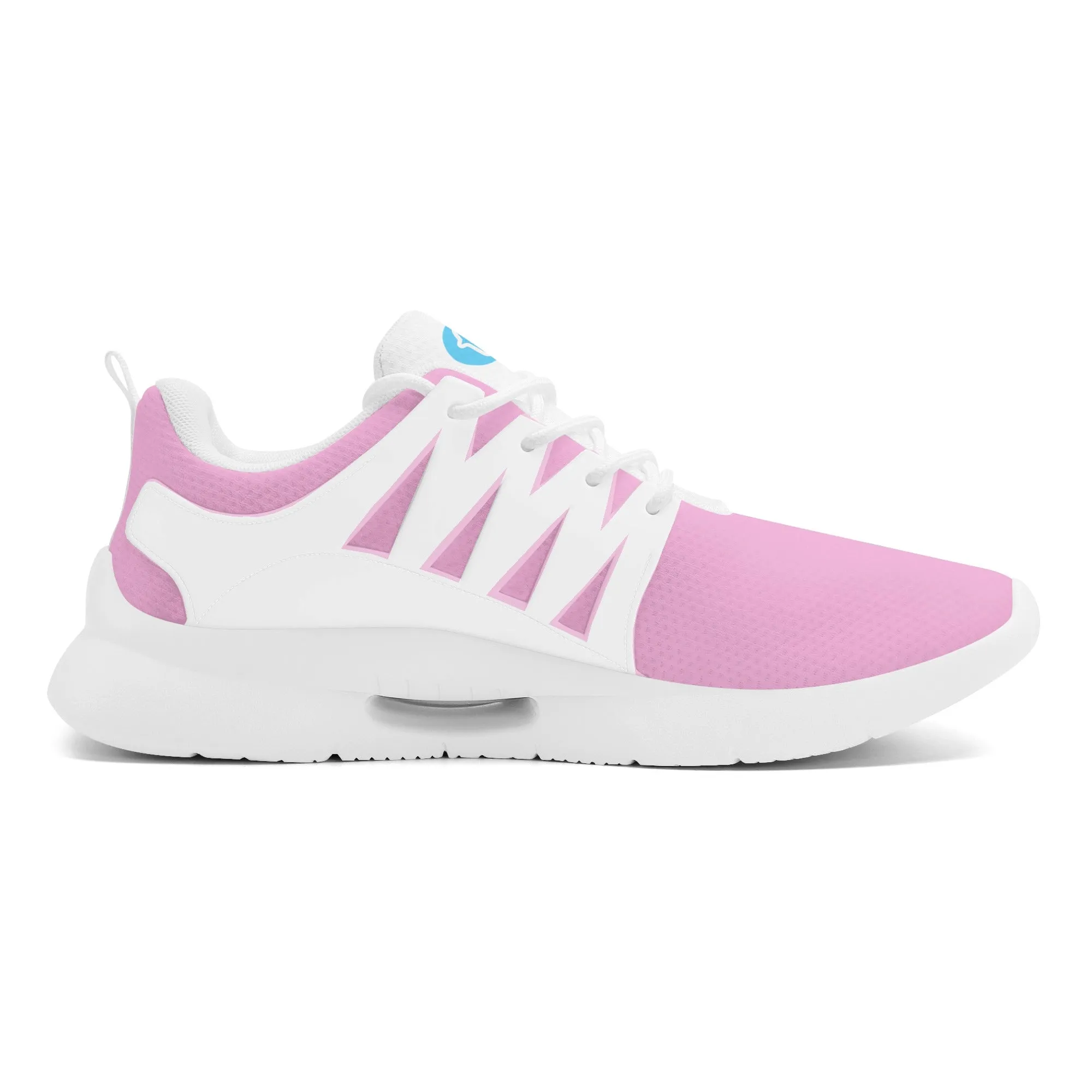 Blue Pink White Vive l'Paris Pride All-Over Lightweight Gym Sneakers