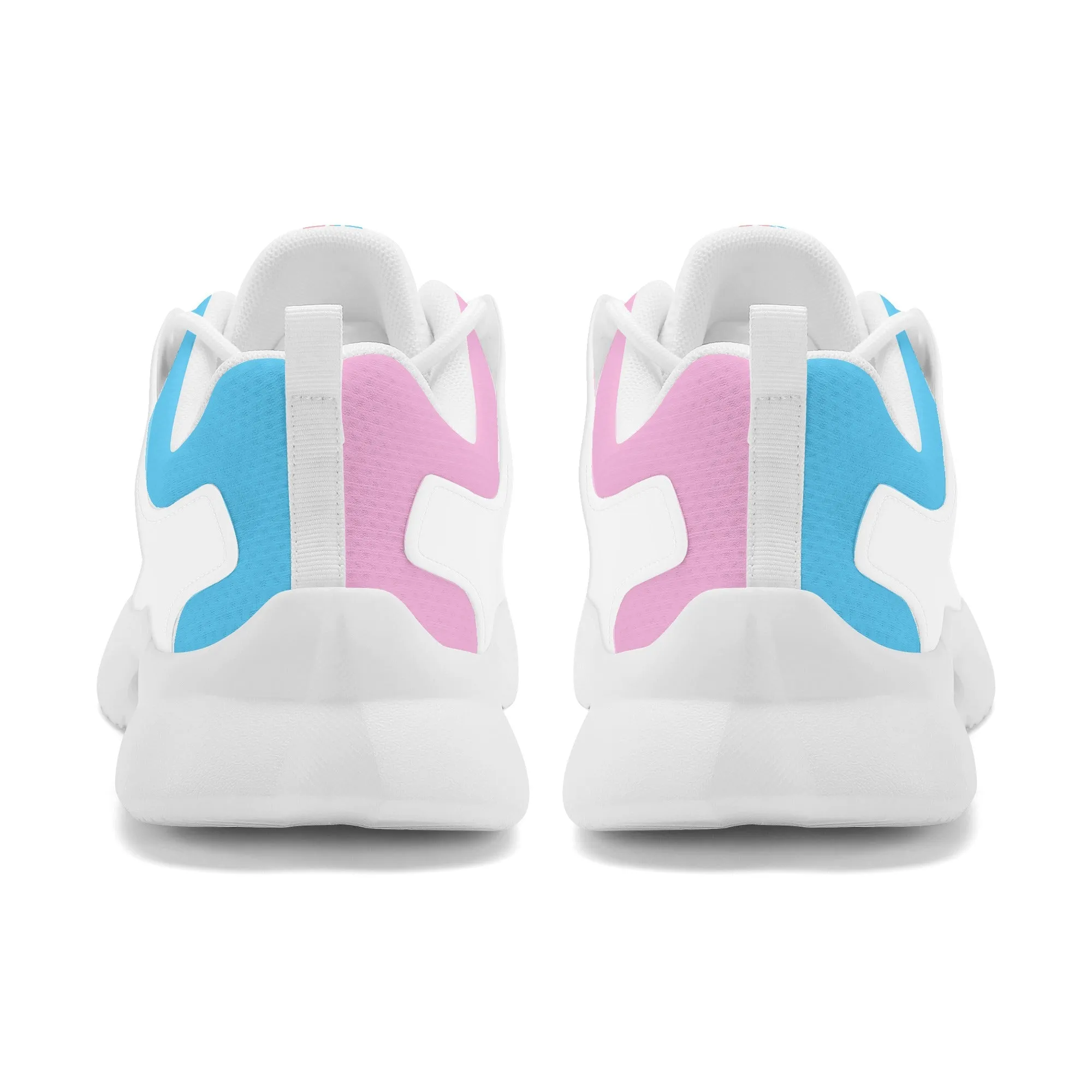 Blue Pink White Vive l'Paris Pride All-Over Lightweight Gym Sneakers