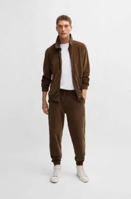 BOSS SELECTED BY BECKHAM stretch-corduroy tracksuit bottoms