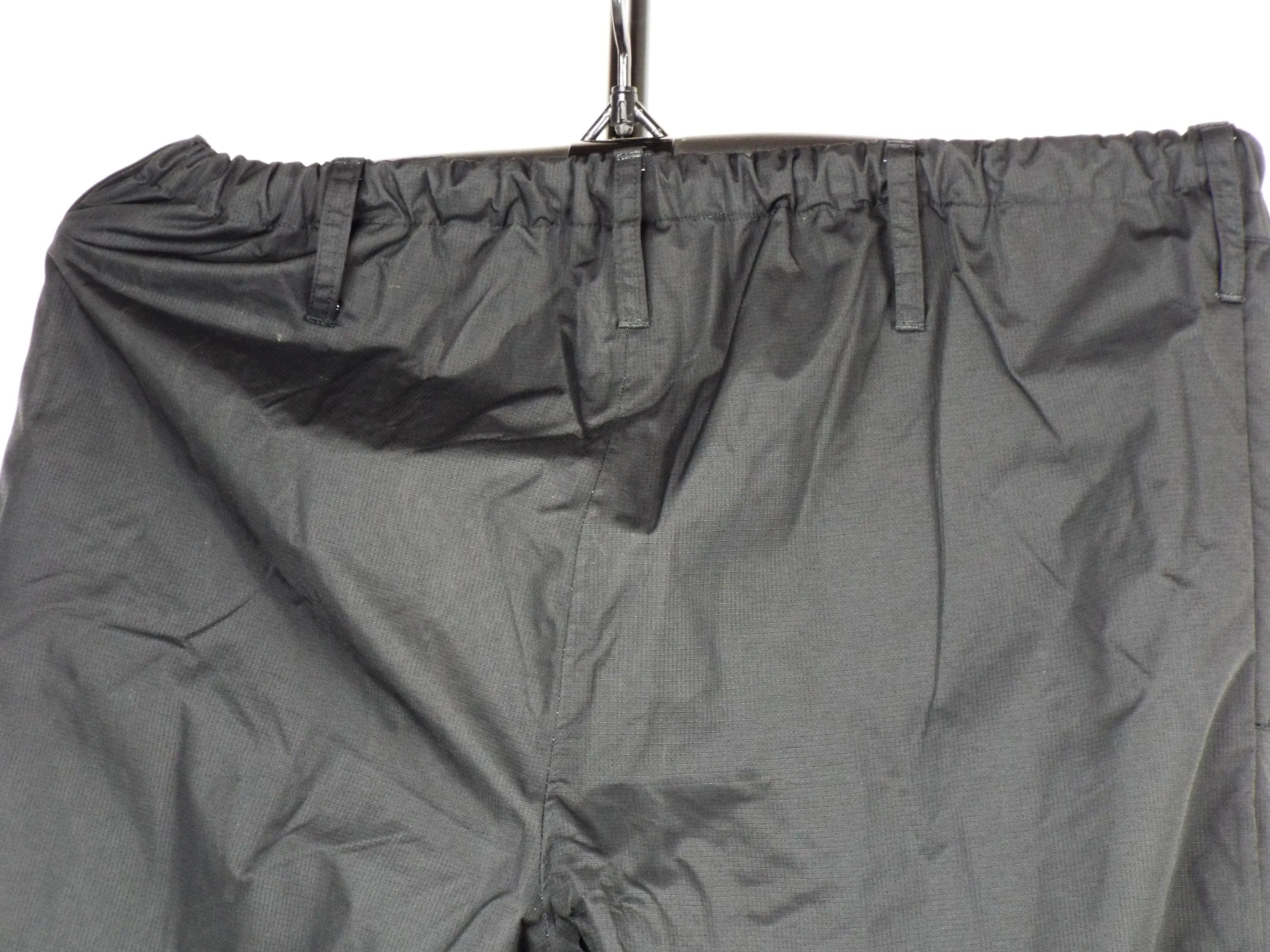 British Waterproof Over Trousers - Scottish Prison Service - Unissued - Black Rip-stop