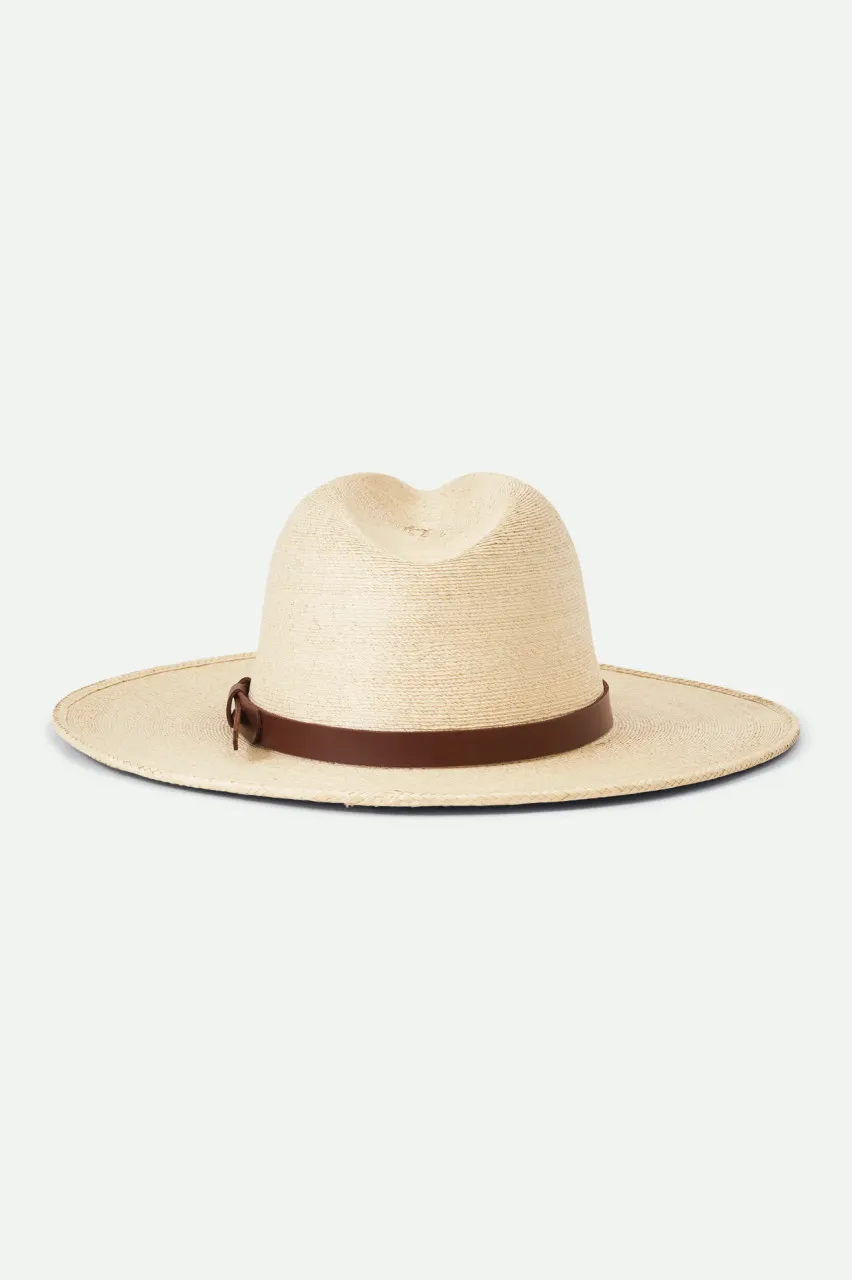 Brixton Field Proper Straw Hat - Tan