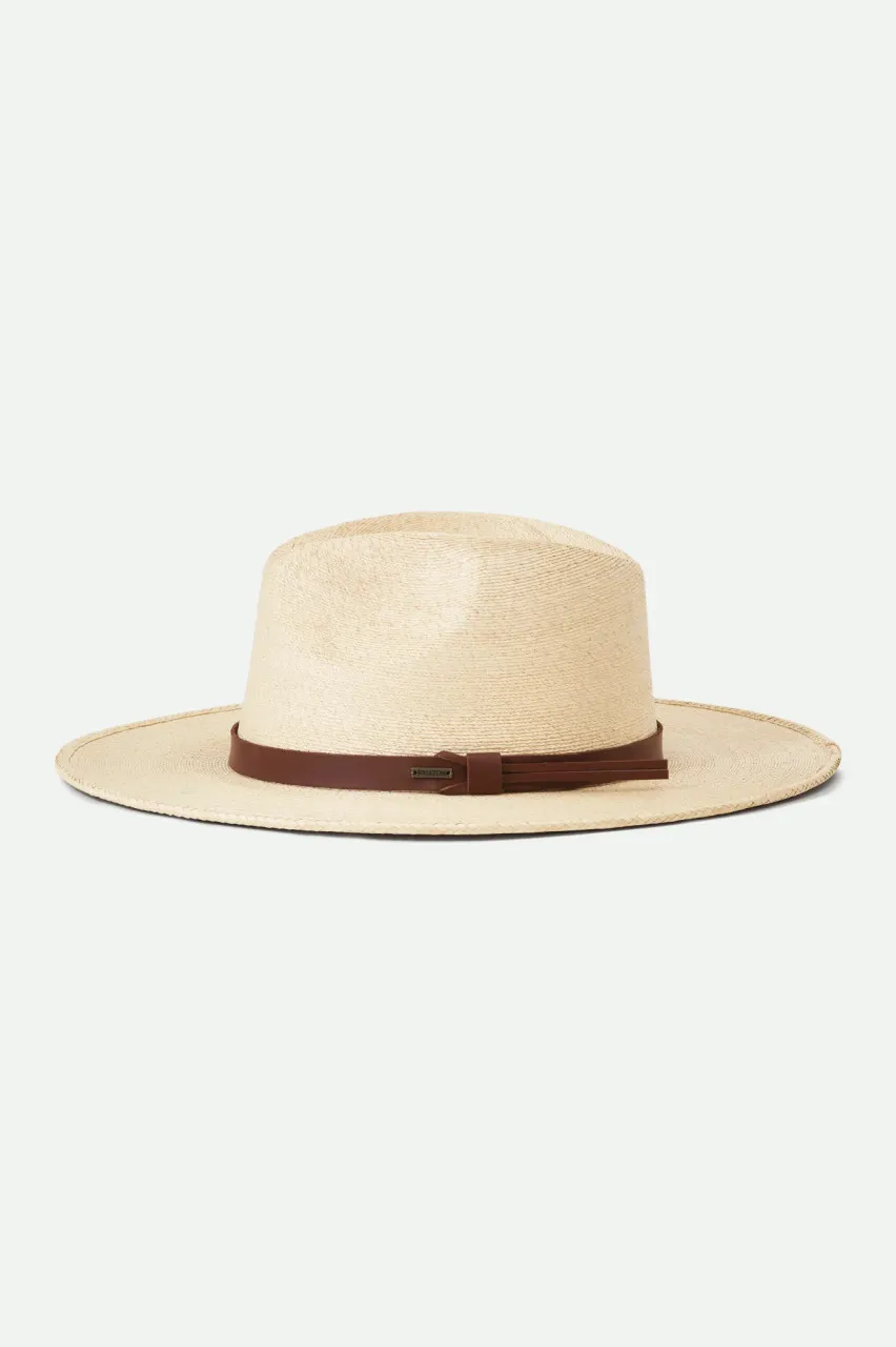 Brixton Field Proper Straw Hat - Tan