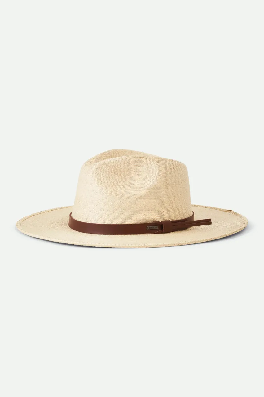 Brixton Field Proper Straw Hat - Tan