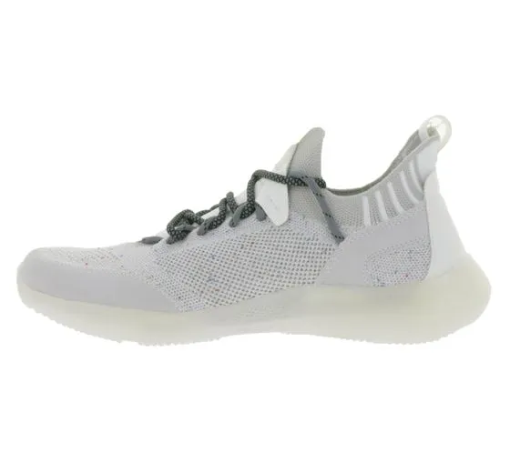 BULLBOXER sneakers da donna e da uomo in look lavorato a maglia 069X28278A WHLG bianco