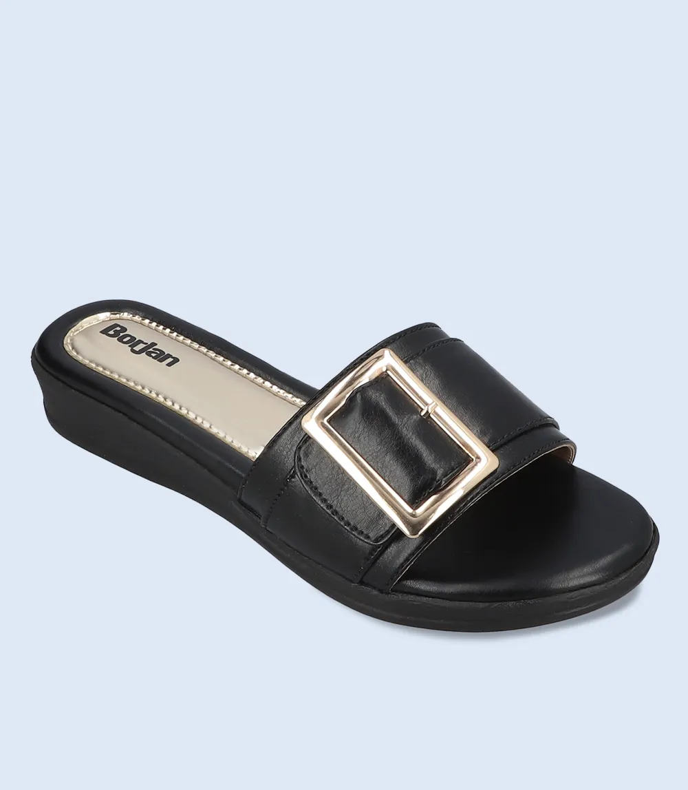 BW9203-BLACK-Women Slipper