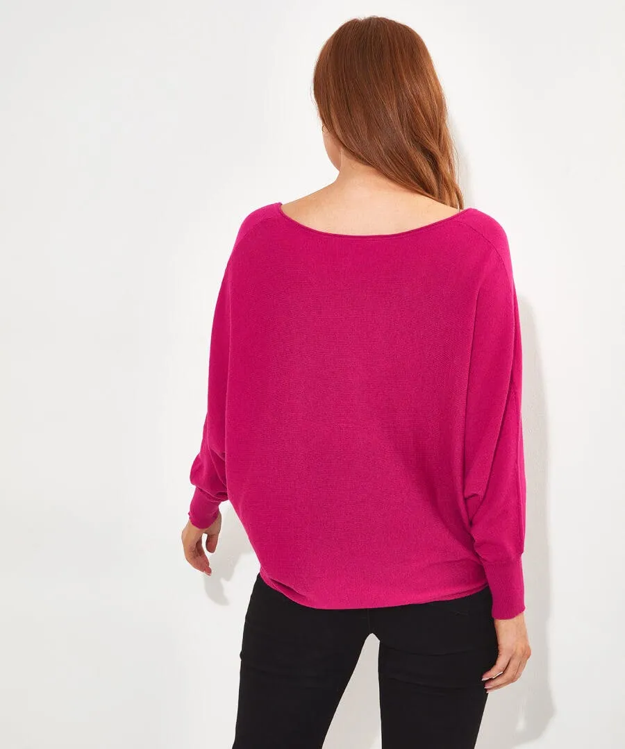 Camille Relaxed V-Neck Jumper