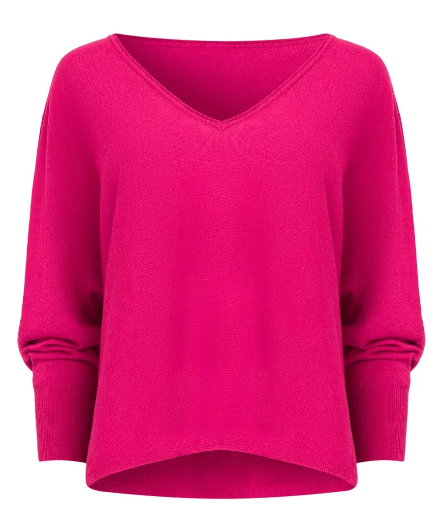 Camille Relaxed V-Neck Jumper