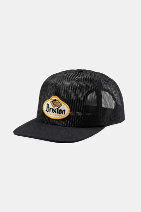 Canine Full Mesh Trucker Hat - Black/Black