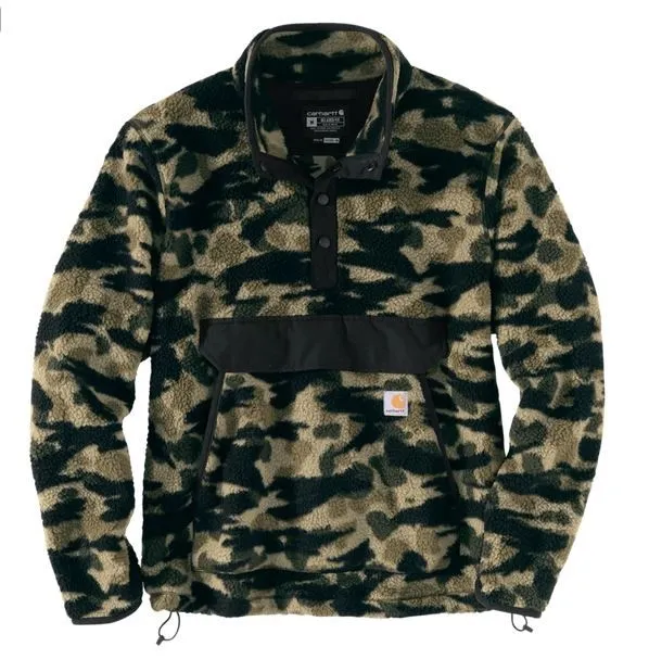 Carhartt Pullover Fleece Blind Duck Camo: Blind Duck Camo: XL