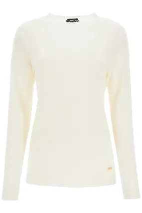 cashmere and silk pullover set MAK1339 YAX735 OFF WHITE