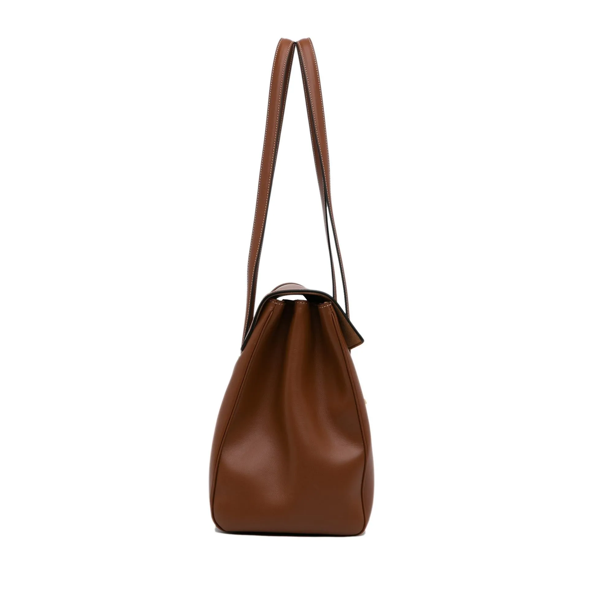 Celine Large Soft 16 Leather Shoulder Bag (SHG-hfyhJ2)