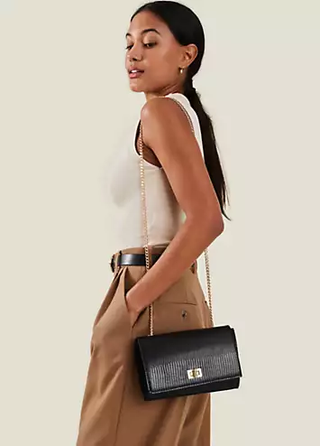 Chain Twist-Lock Shoulder Bag by Accessorize | Look Again