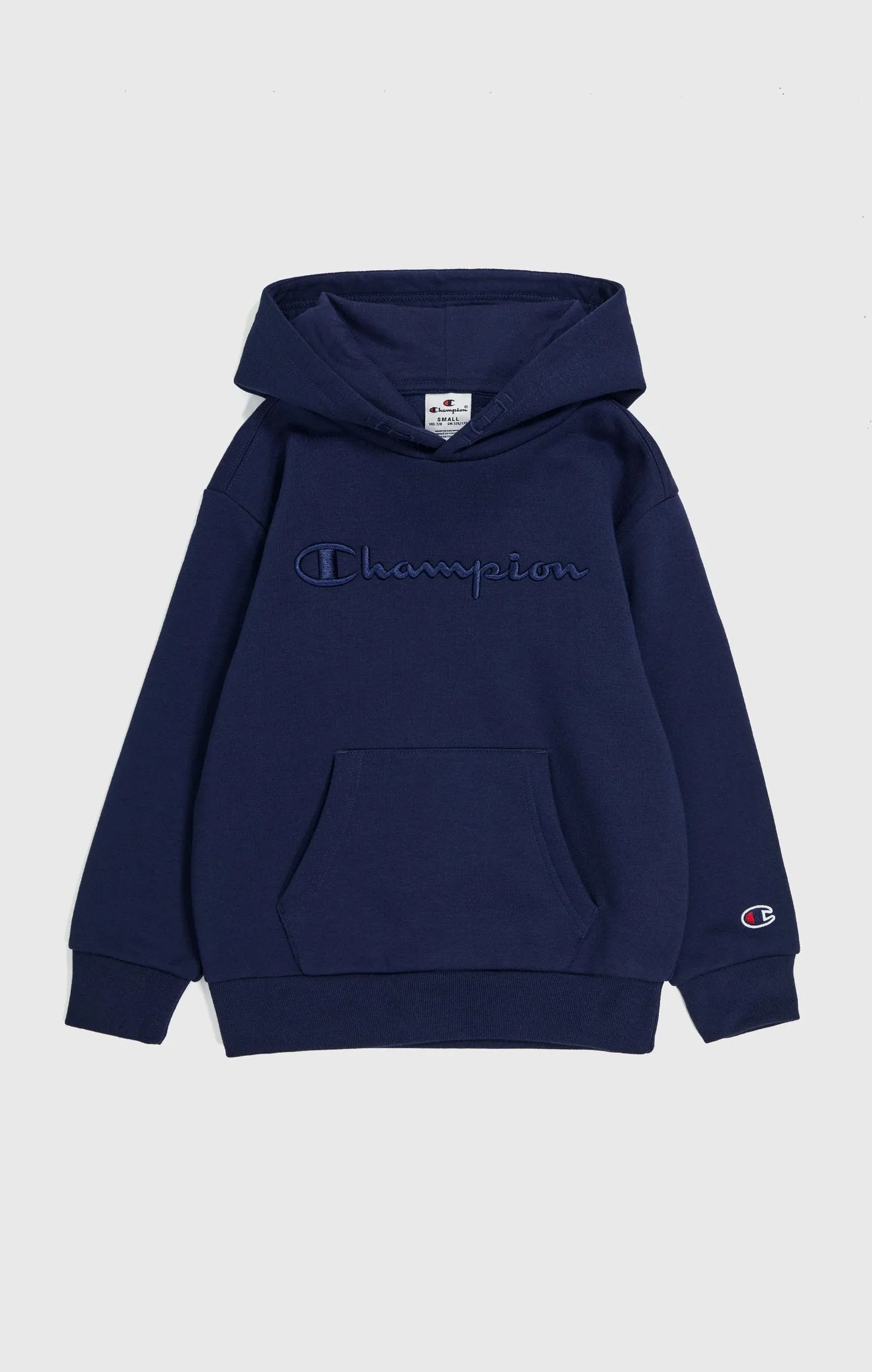 Champion Icons Dark Blue Boys Tonal Embroidery Hoodie