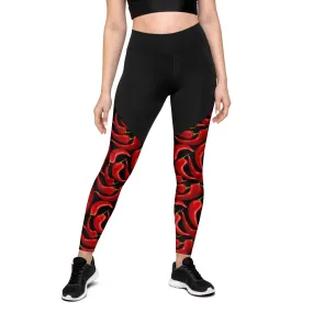 Chilli Pepper Compression Leggings